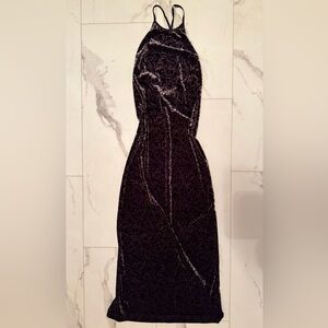 Vintage Velvet Maxi Dress